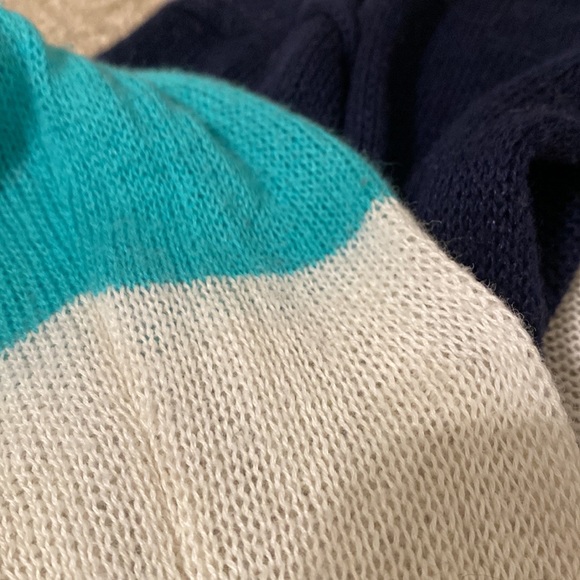 Tri colour thin knit cardigan - Picture 4 of 4